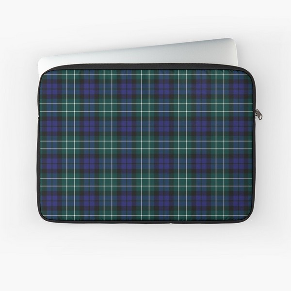 Menteith tartan laptop sleeve