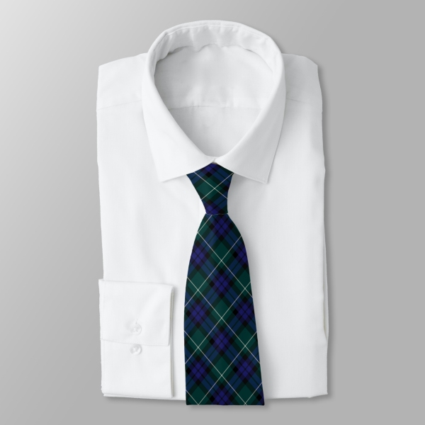 Menteith tartan necktie