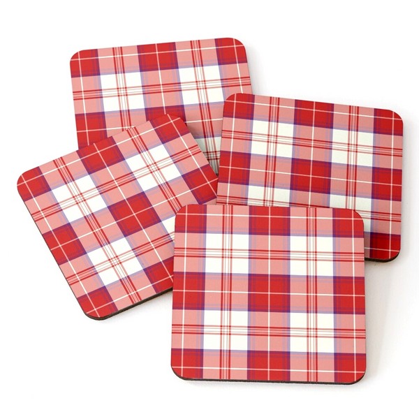 Clan Menzies Tartan Coasters