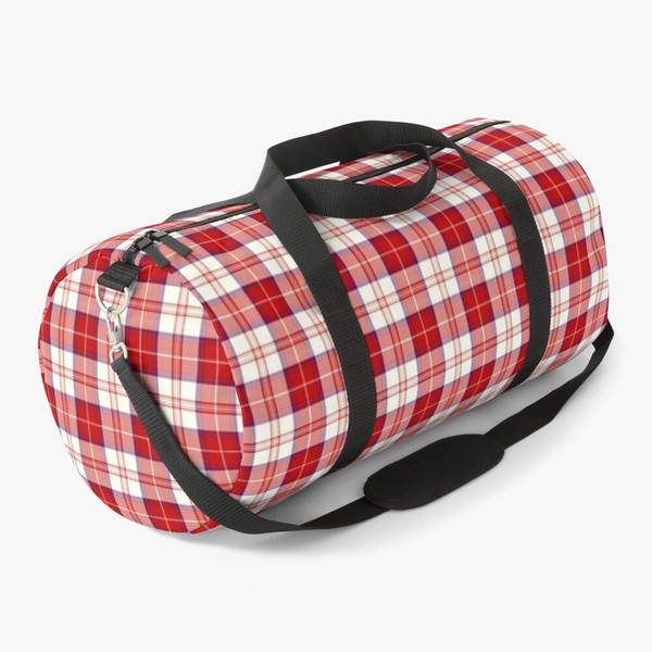 Clan Menzies tartan duffle bag