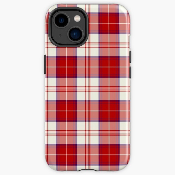 Clan Menzies Tartan iPhone Case