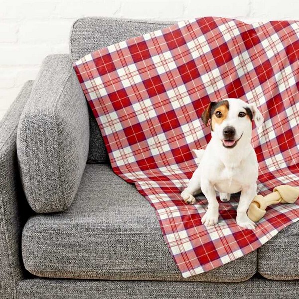 Clan Menzies Tartan Pet Blanket