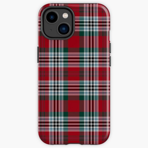 Clan Metcalf Tartan iPhone Case