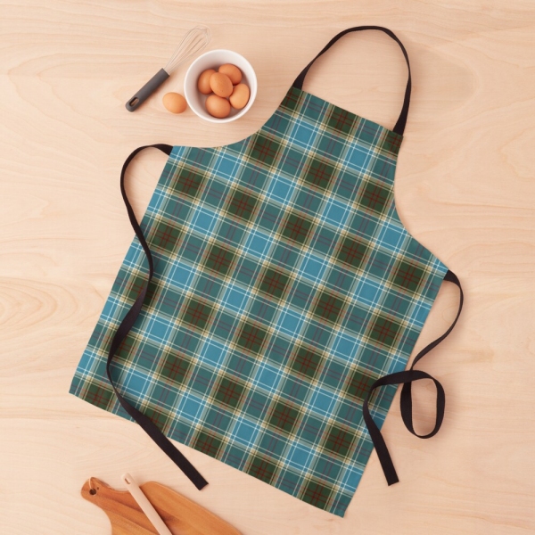 Michigan tartan apron