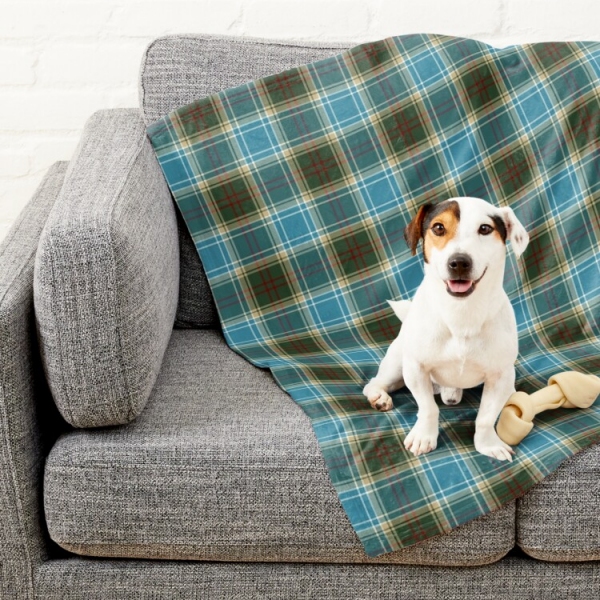 Michigan Tartan Pet Blanket