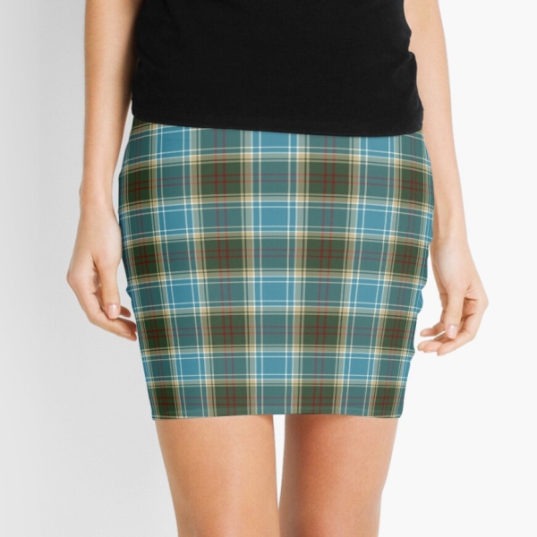 Michigan tartan mini skirt