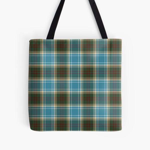 Michigan tartan tote bag