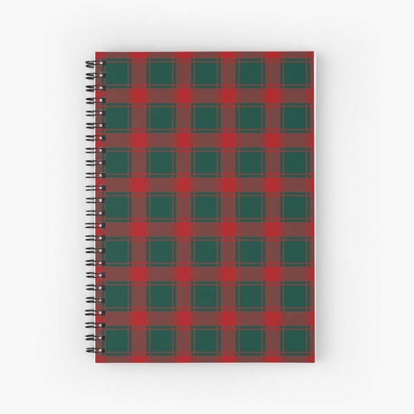 Middleton tartan spiral notebook