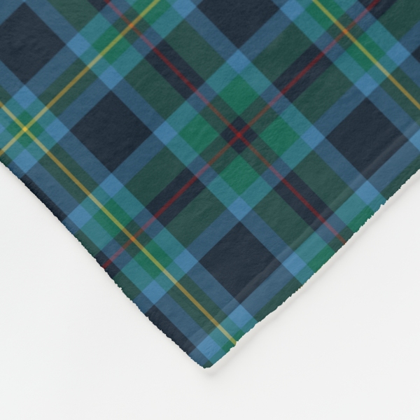 Miller tartan fleece blanket