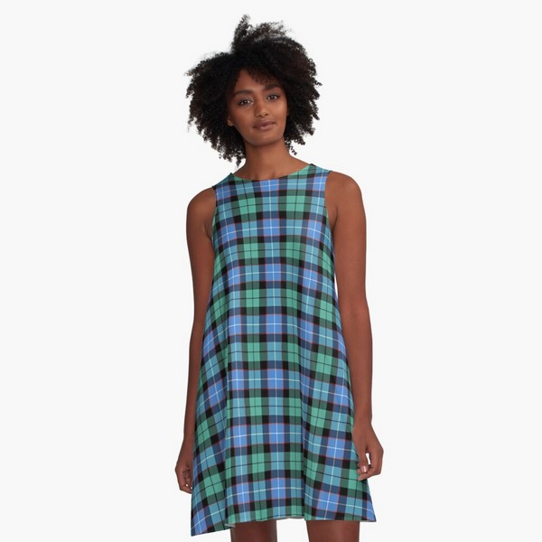 Clan Mitchell Ancient tartan a-line dress