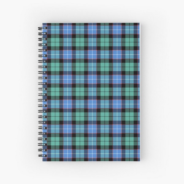 Clan Mitchell Ancient tartan spiral notebook