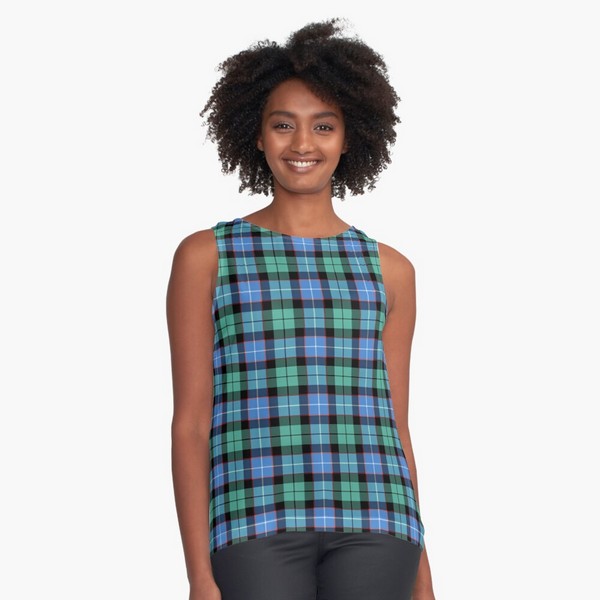 Clan Mitchell Ancient tartan sleeveless top