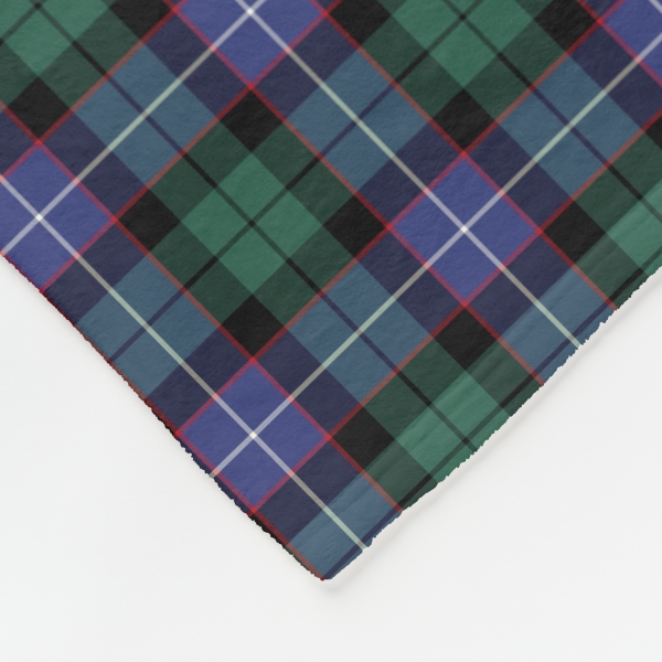 Mitchell, Galbraith, and Russell tartan fleece blanket