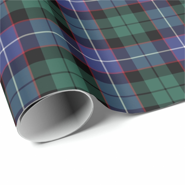 Mitchell, Galbraith, and Russell tartan wrapping paper