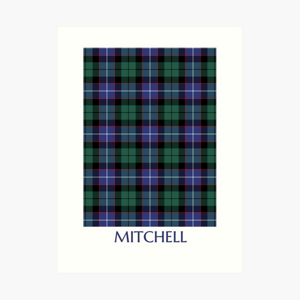 Mitchell, Galbraith, and Russell tartan art print
