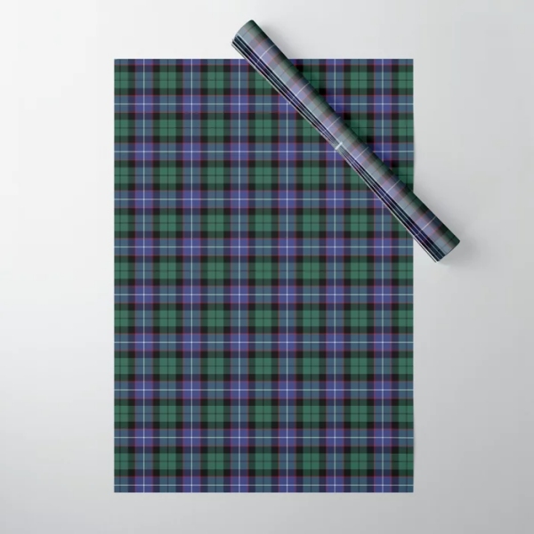 Mitchell, Galbraith, and Russell tartan wrapping paper