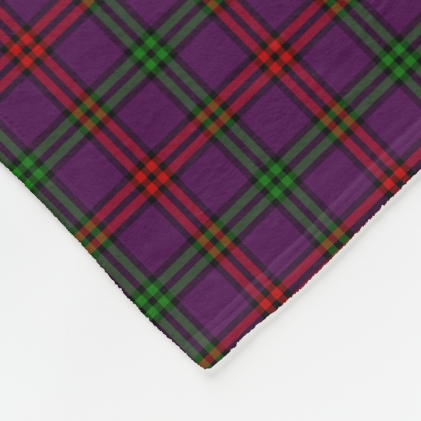 Montgomery tartan fleece blanket