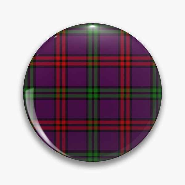 Montgomery tartan pinback button