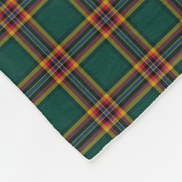 Moran tartan fleece blanket