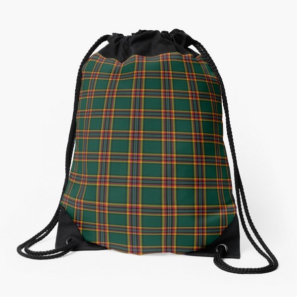 Moran tartan drawstring bag