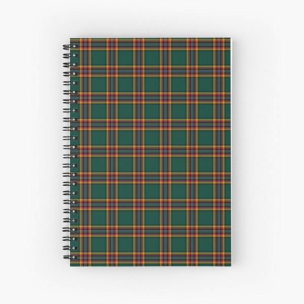 Moran tartan spiral notebook