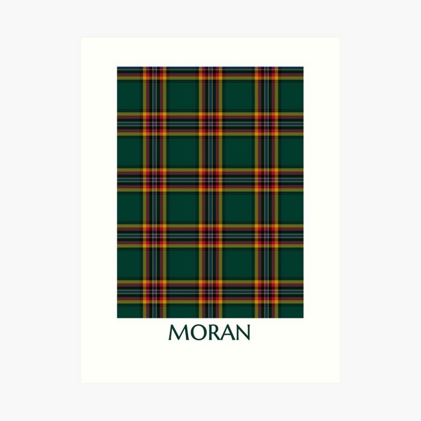 Moran tartan art print