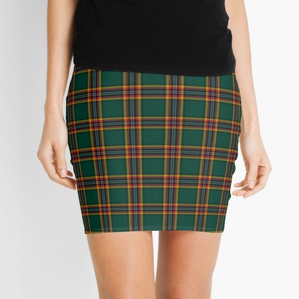Moran tartan mini skirt