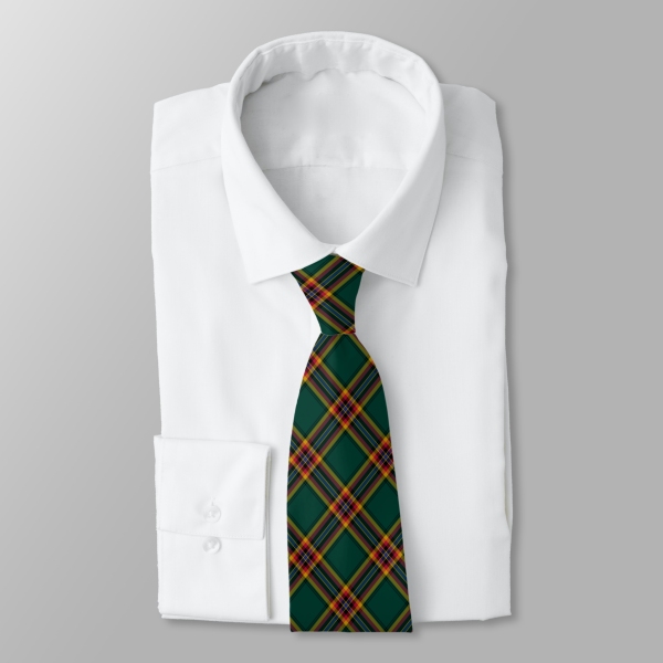 Moran tartan necktie