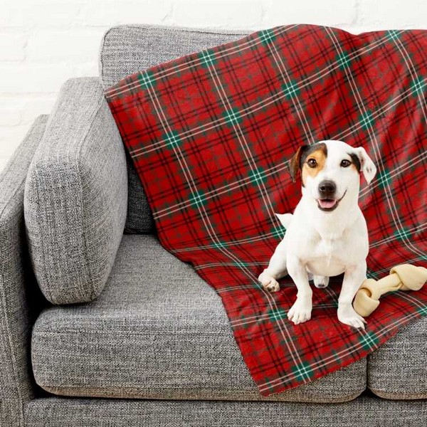 Morrison tartan pet blanket