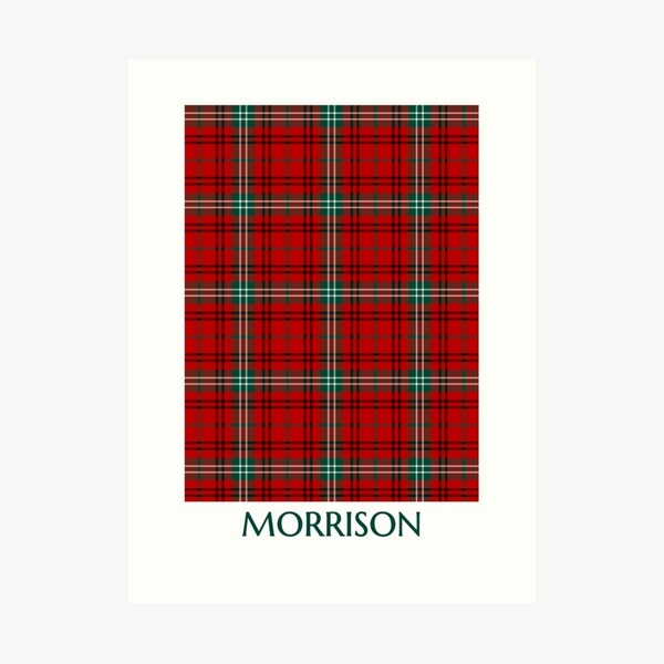 Morrison tartan art print