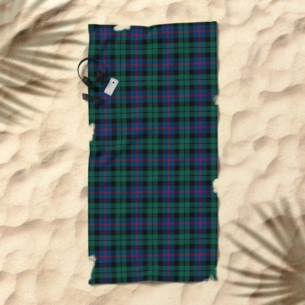 Clan Morrison Tartan Beach Towel