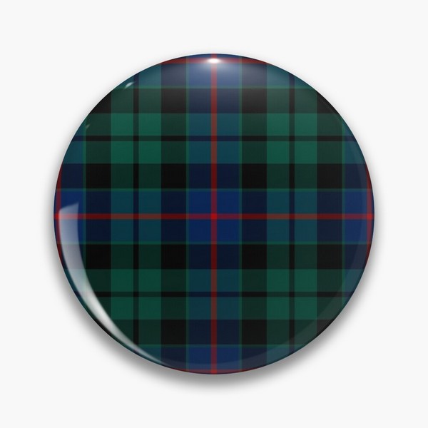 Clan Morrison Green Tartan Pin