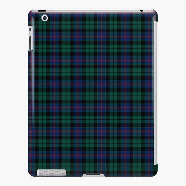 Clan Morrison Green Tartan iPad Case