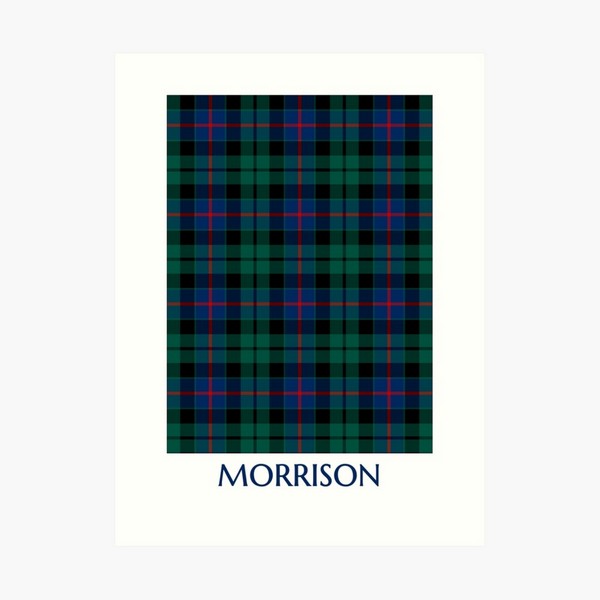 Morrison tartan art print