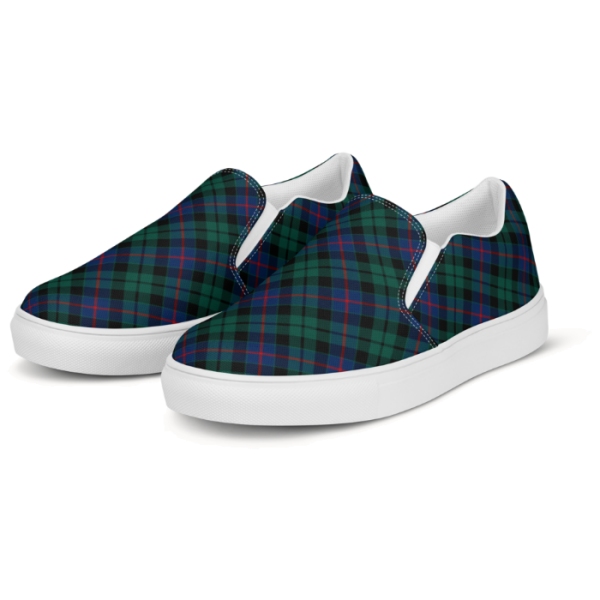 Morrison tartan men's slip-on shoes