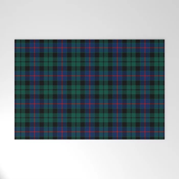 Morrison tartan welcome mat