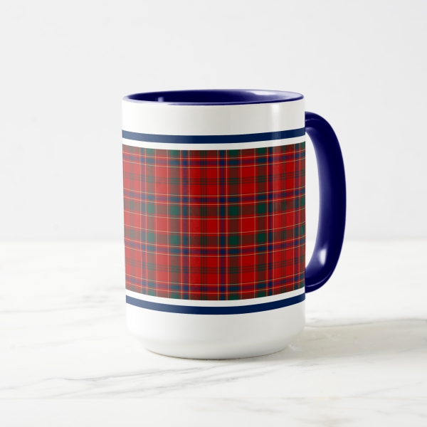 Clan Munro tartan coffee mug from Plaidwerx.com