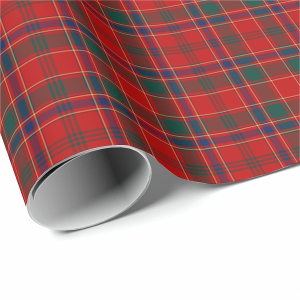 Munro tartan wrapping paper