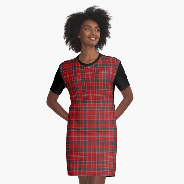 Munro tartan tee shirt dress