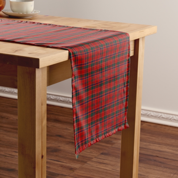 Munro tartan table runner