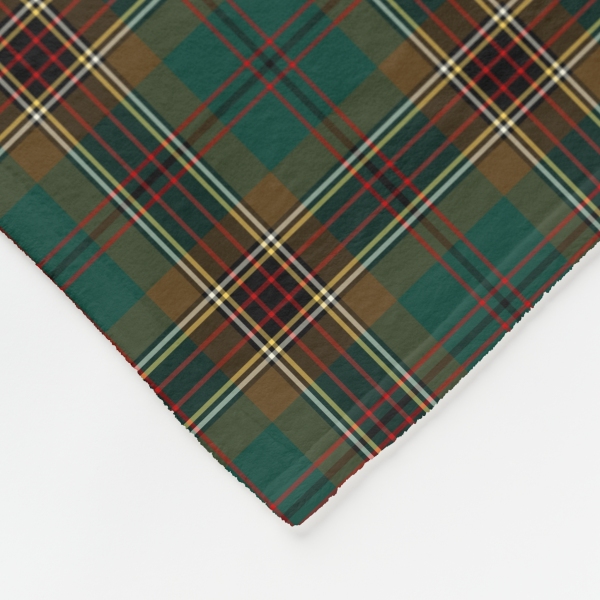 Murphy tartan fleece blanket