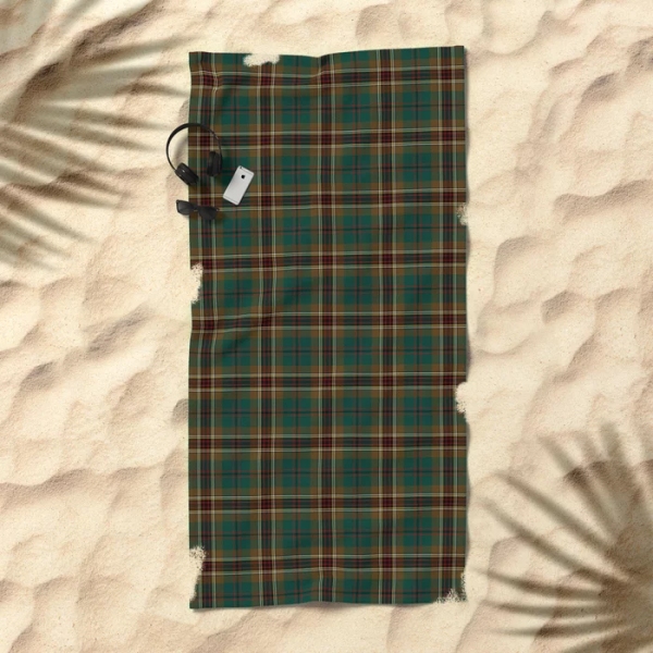 Murphy tartan beach towel