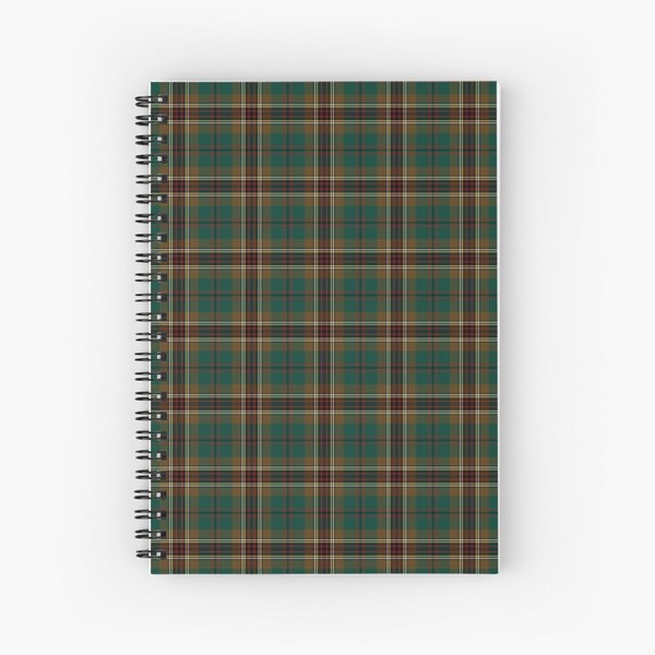 Murphy tartan spiral notebook