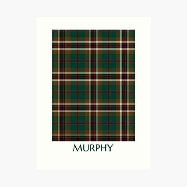 Murphy tartan art print