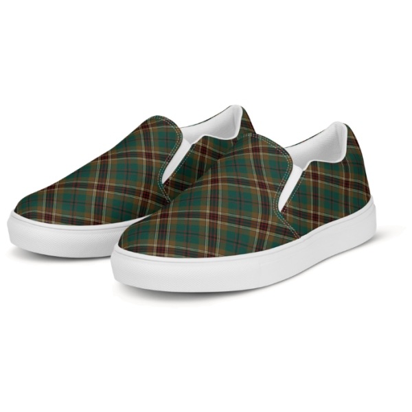 Murphy tartan men's slip-on shoes