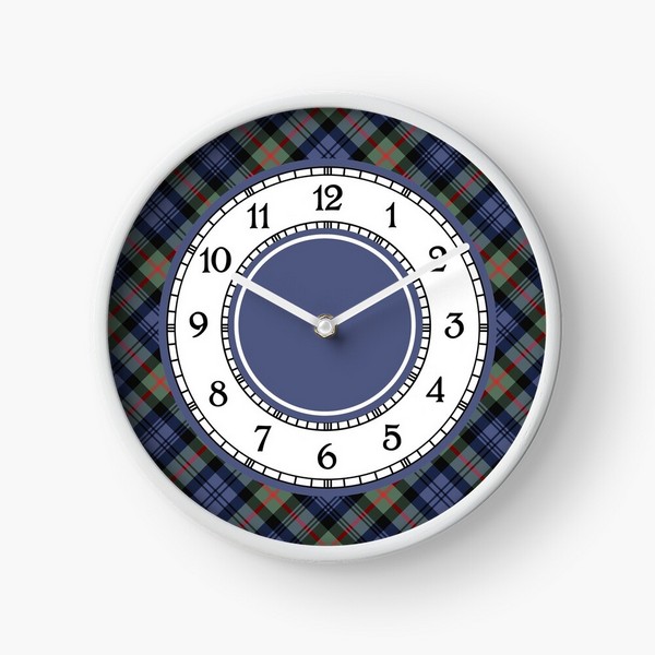 Murray Ancient tartan wall clock