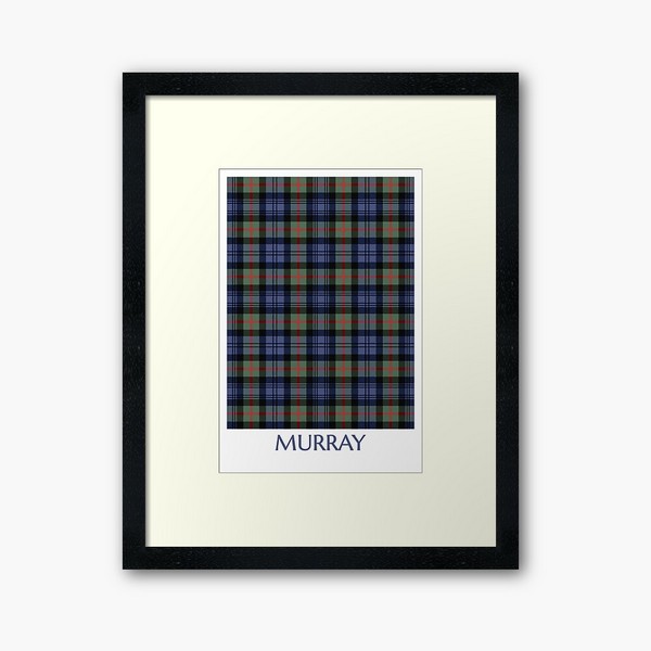 Murray Ancient tartan framed print