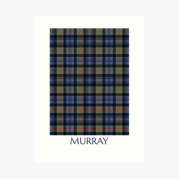 Murray Ancient tartan art print