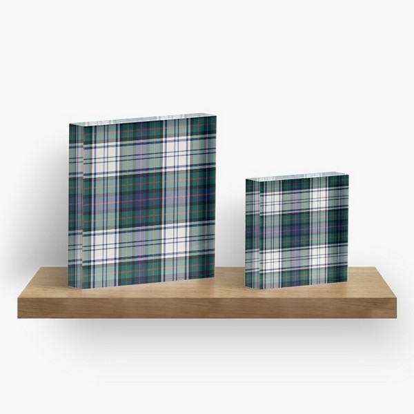 Murray Dress tartan acrylic block