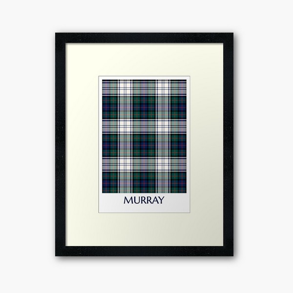 Murray Dress tartan framed print